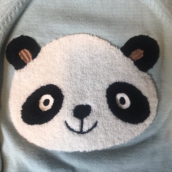 Fine knit cotton panda sweater - Picture 7 of 9